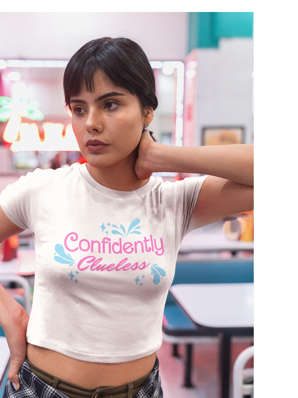 Confidently Clueless Baby Tee