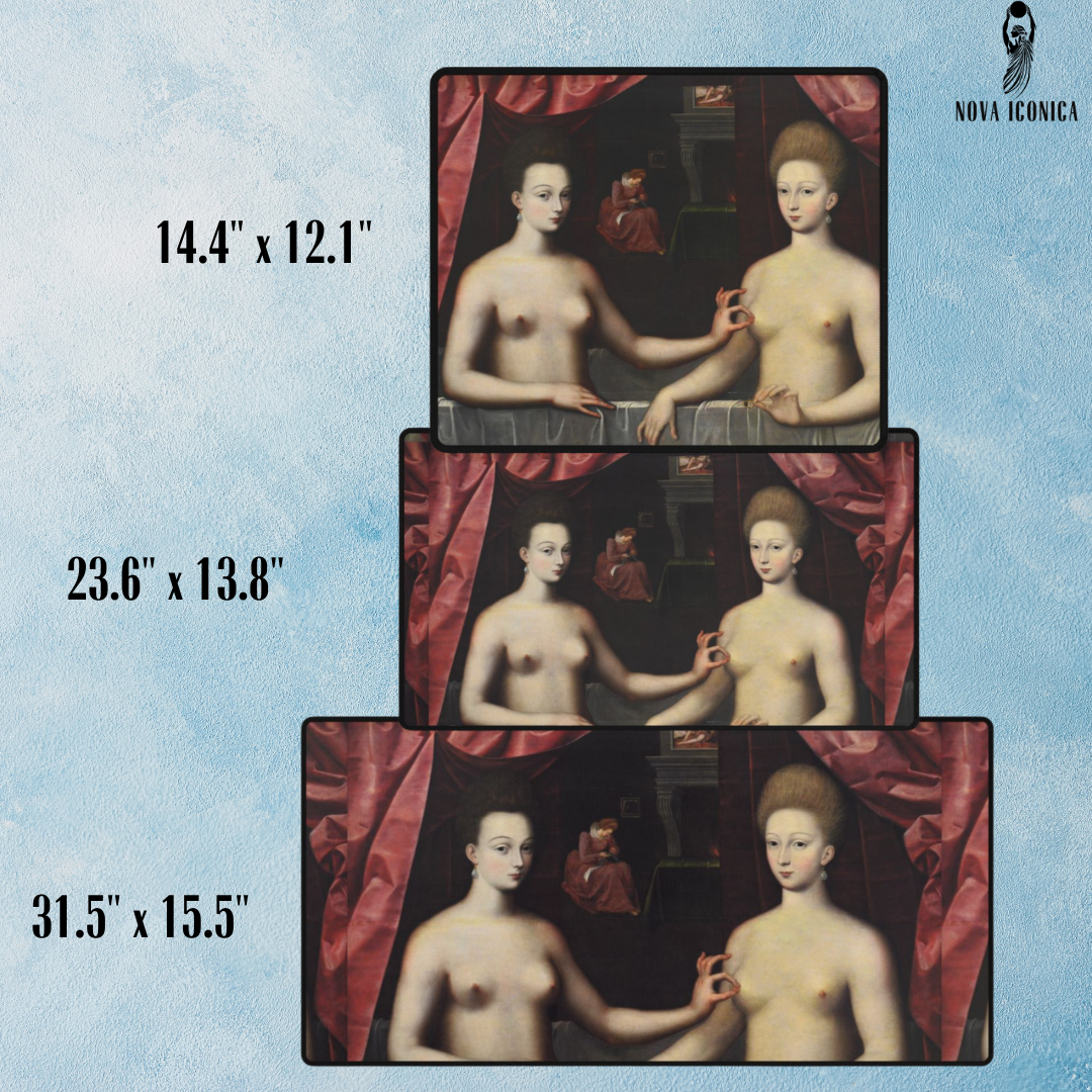 Famous renaissance painting,classical art mouse pad,aesthetic desk accessories,artsy office stuff,fine art,funny classic art