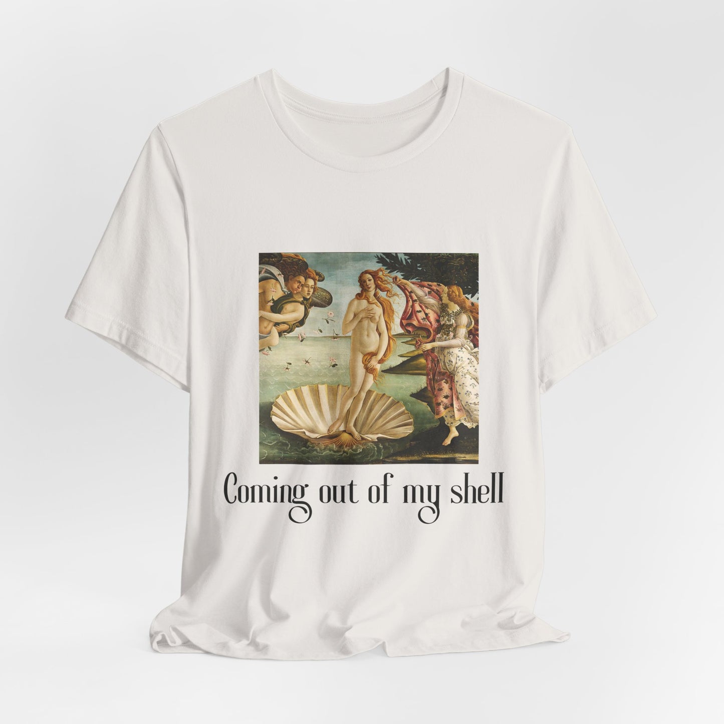 Birth of Venus, Sandro Botticelli Painting, Unisex T-Shirt, Art T-Shirt, Fine Art, Art Lover Gift, Gift for Her, Gift for Him, Art History