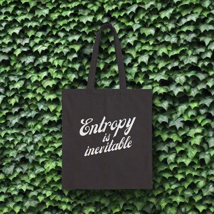 Entropy is inevitable Cotton Canvas Tote Bag