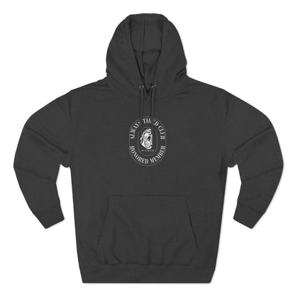 Always Tired Club Fleece Hoodie - Cozy Black Sweatshirt for Casual Comfort