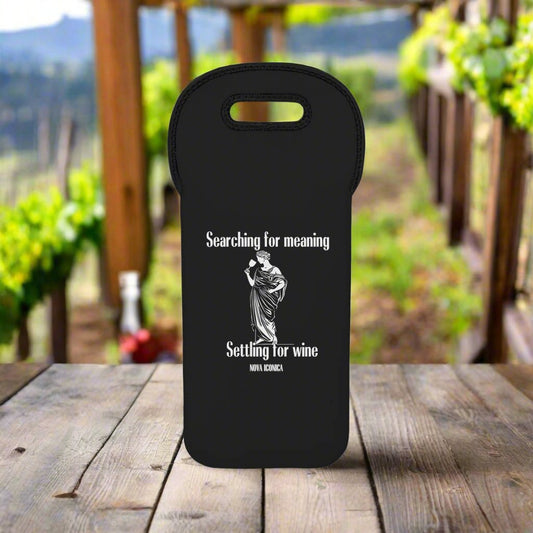 Searching for meaning settling for wine Wine Tote Bag